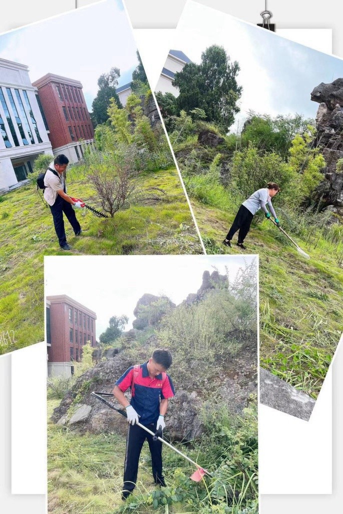 雪子集团（贵州）员工赴铜仁数据职业学校开展义务劳动